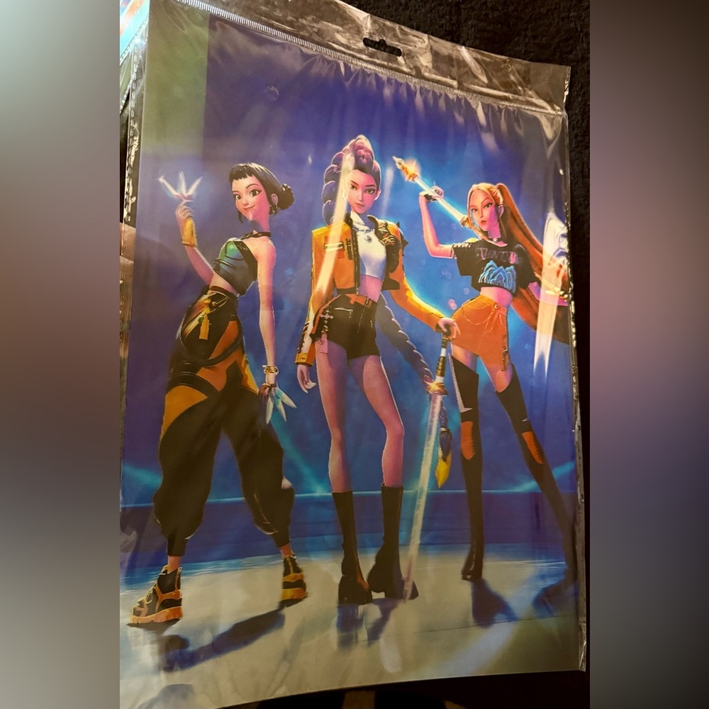 New! K-Pop Demon Hunters Lenticular Poster “16x12”